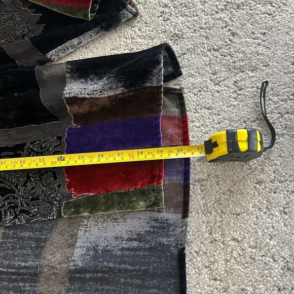 Lana Lee 2 piece shirt/skirt size 10 in excellent condition sheer/velour effect - Picture 9 of 12